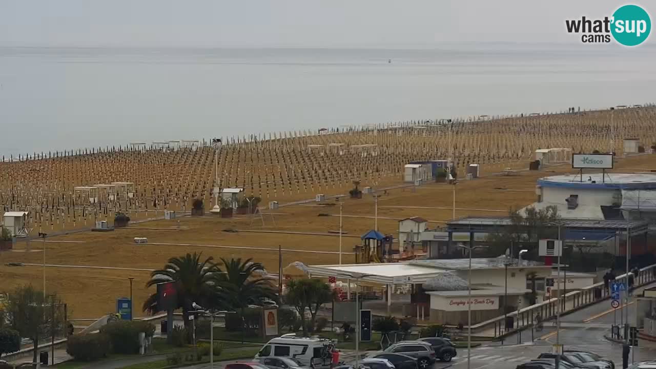 La spiaggia di Bibione webcam live e piazzale Zenit