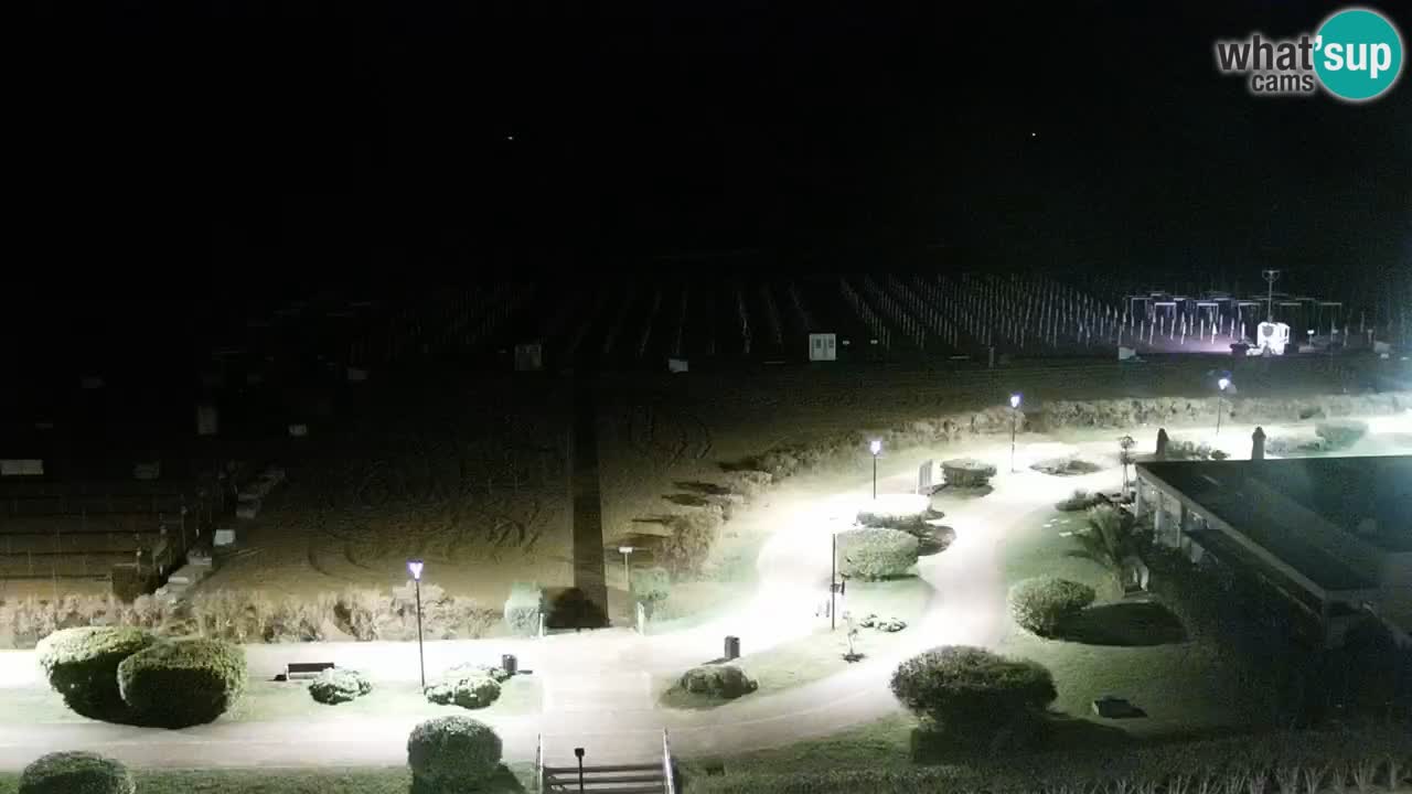The beach of Bibione webcam – Italy