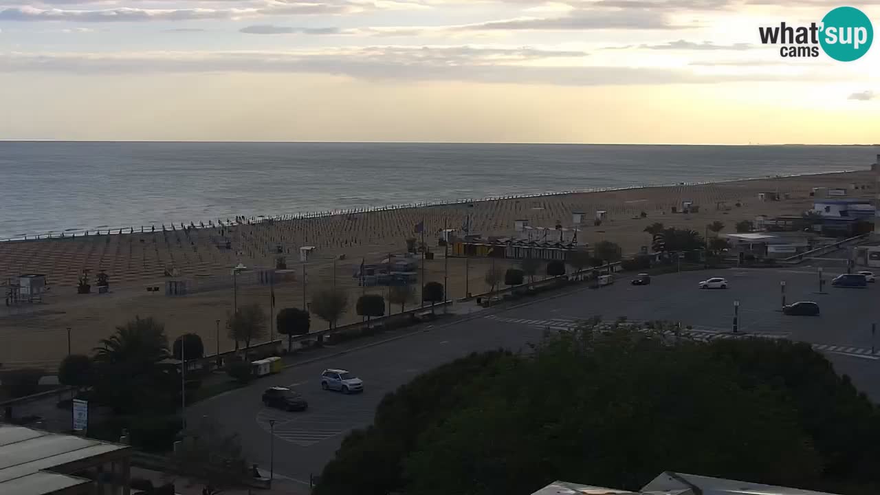 The beach of Bibione webcam – Italy