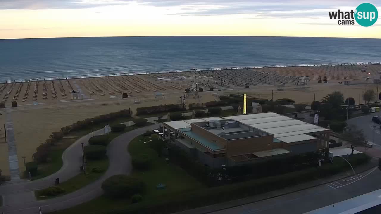 The beach of Bibione webcam – Italy