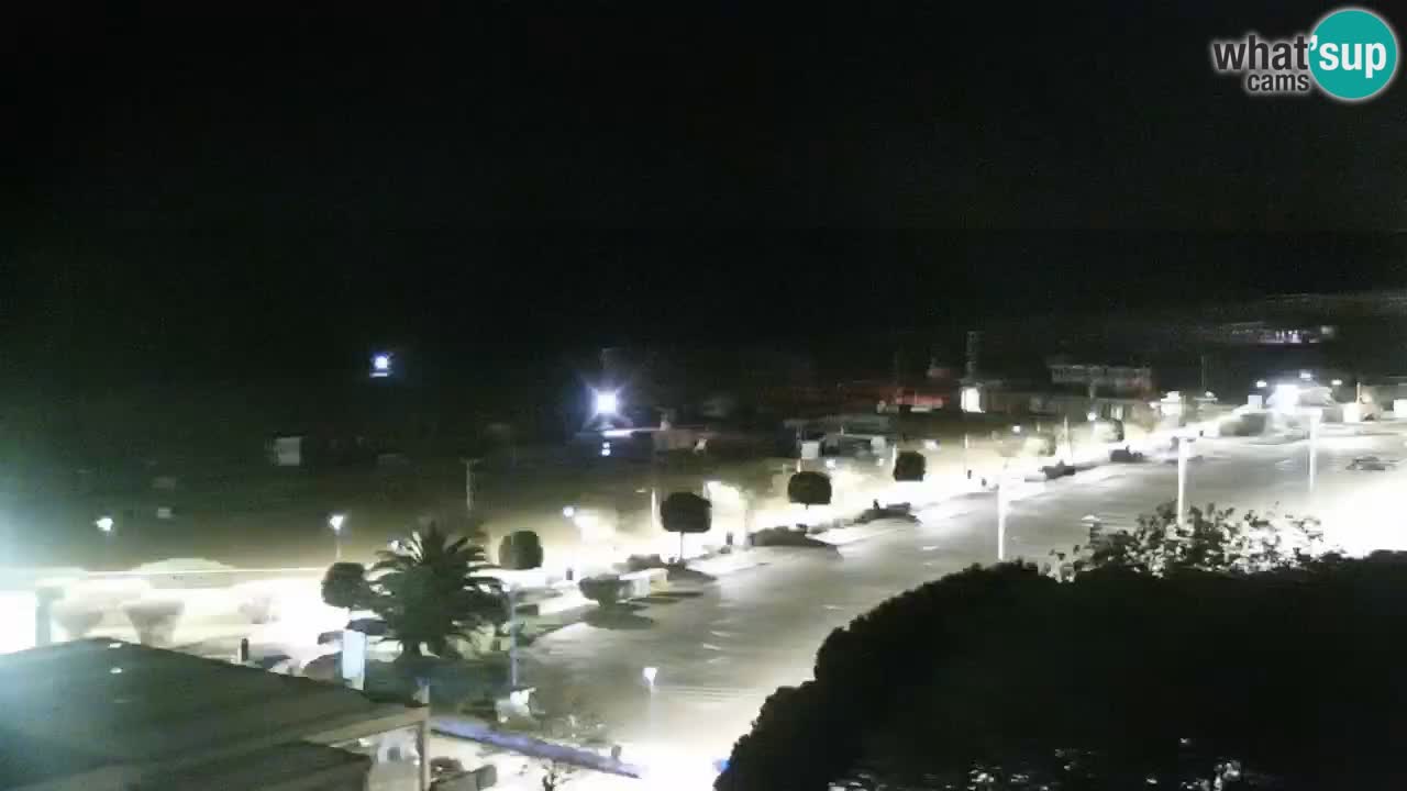 The beach of Bibione webcam – Italy