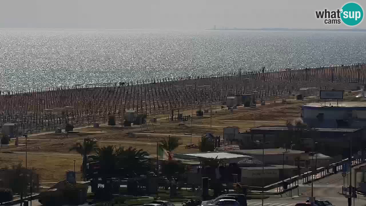 The beach of Bibione webcam – Italy