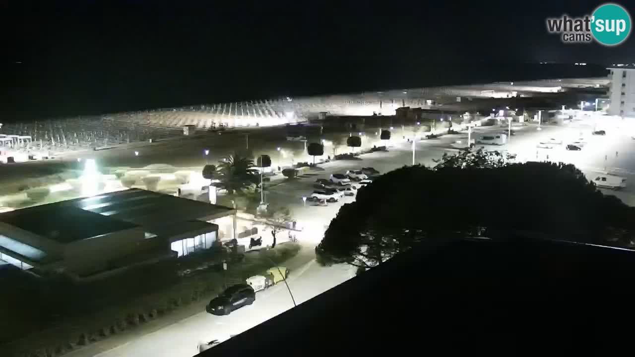 The beach of Bibione webcam – Italy