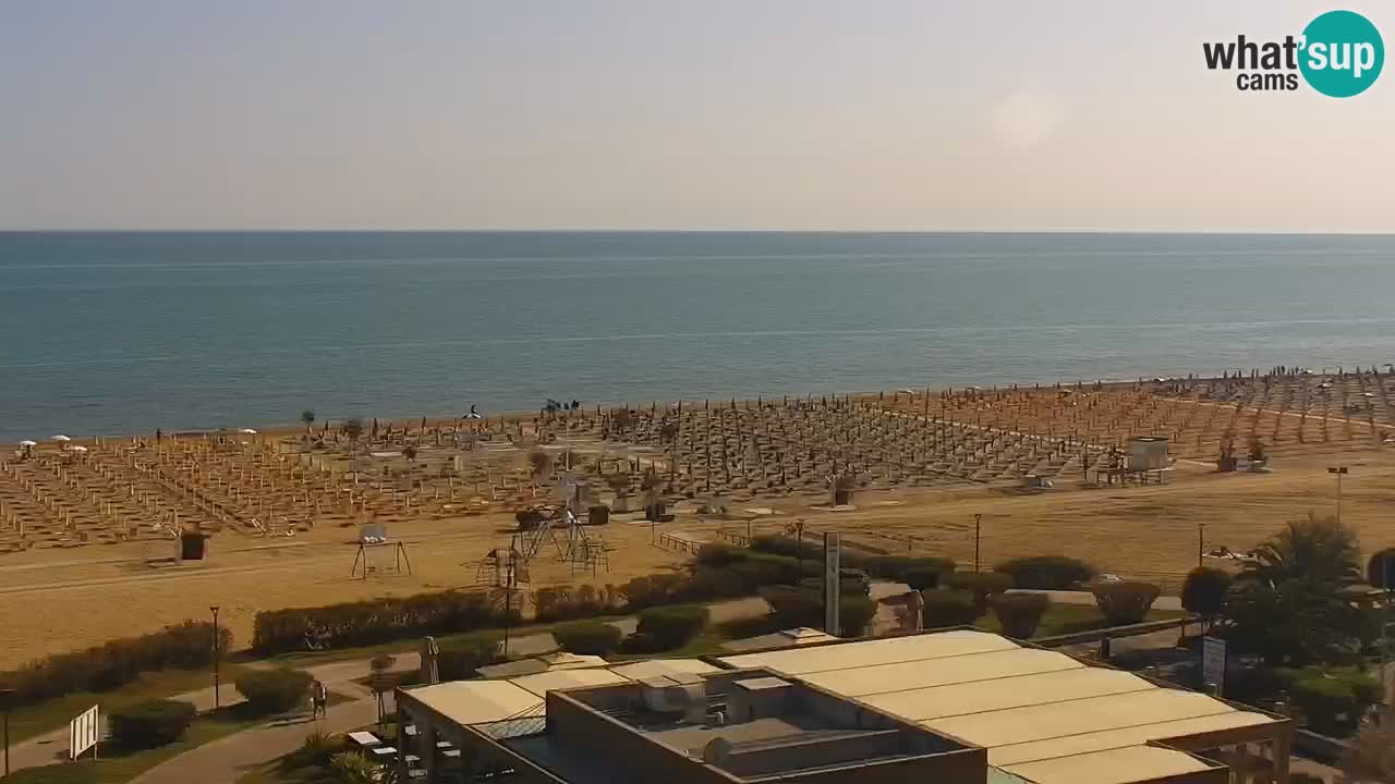 La camera en vivo de la playa de Bibione – Italia