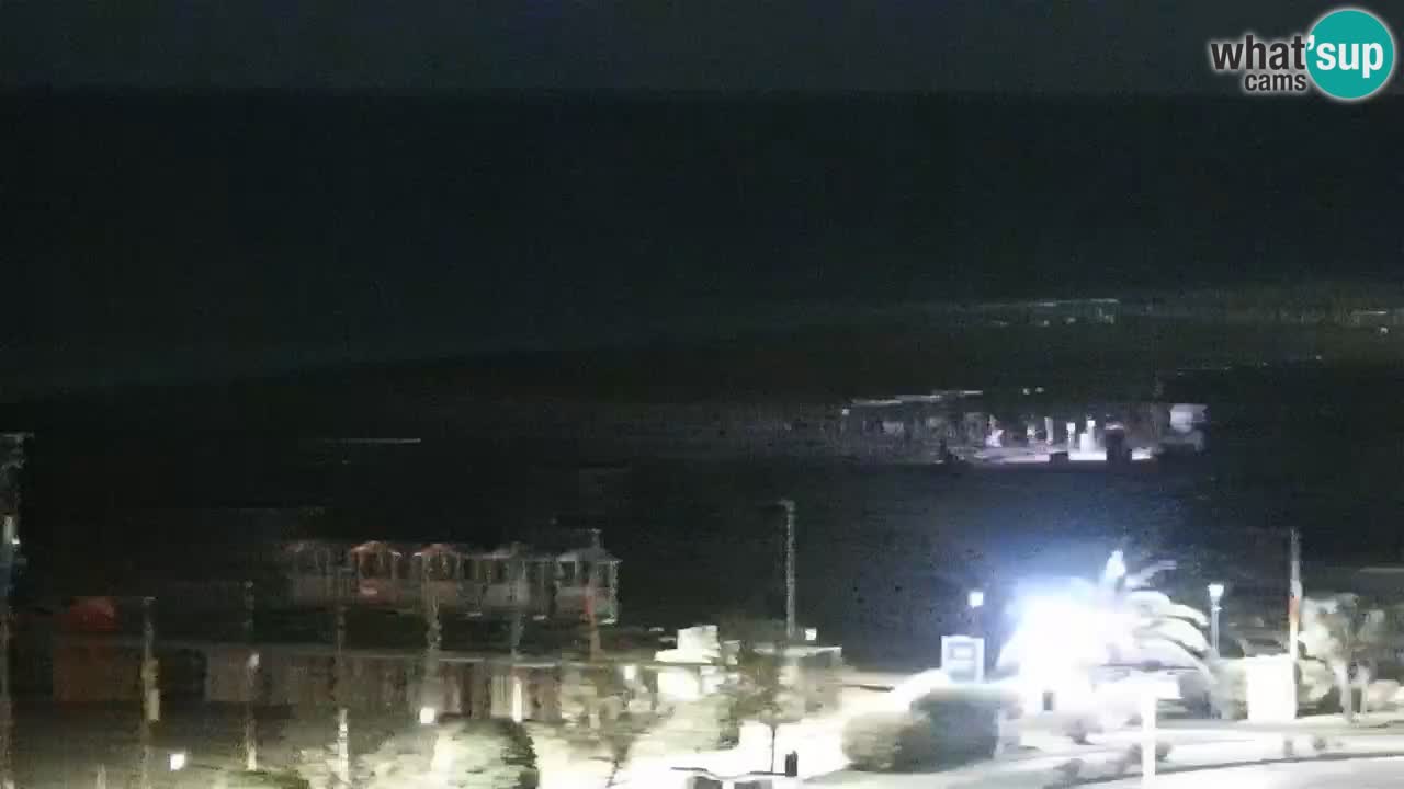 The beach of Bibione webcam – Italy