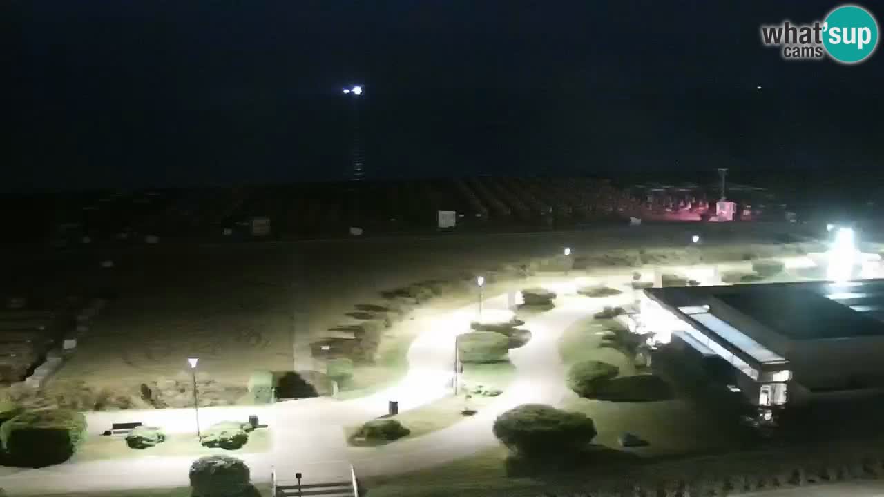 The beach of Bibione webcam – Italy
