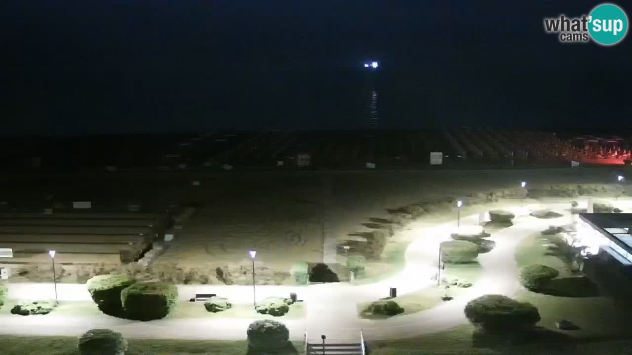 The beach of Bibione webcam – Italy