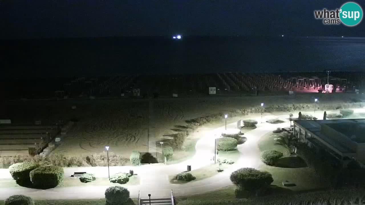 The beach of Bibione webcam – Italy