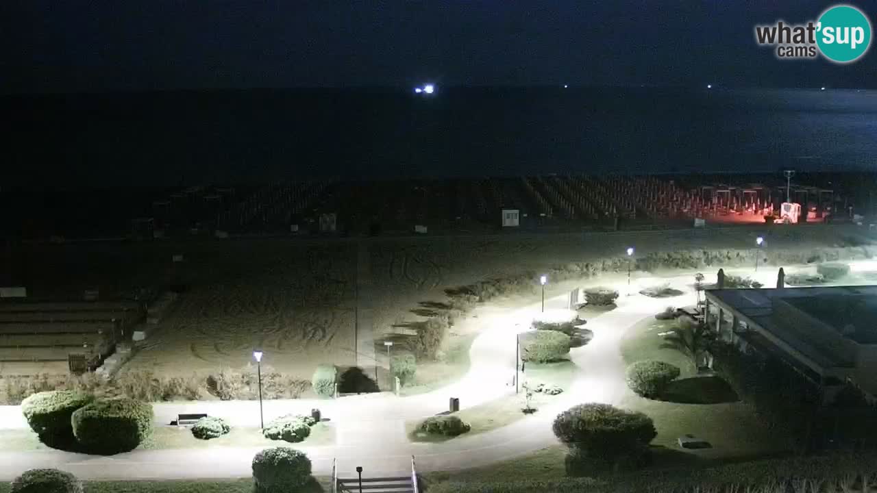 The beach of Bibione webcam – Italy