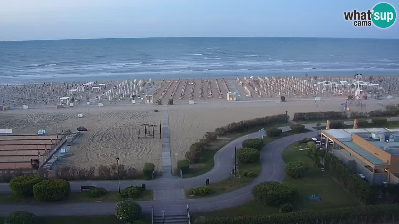 La camera en vivo de la playa de Bibione – Italia