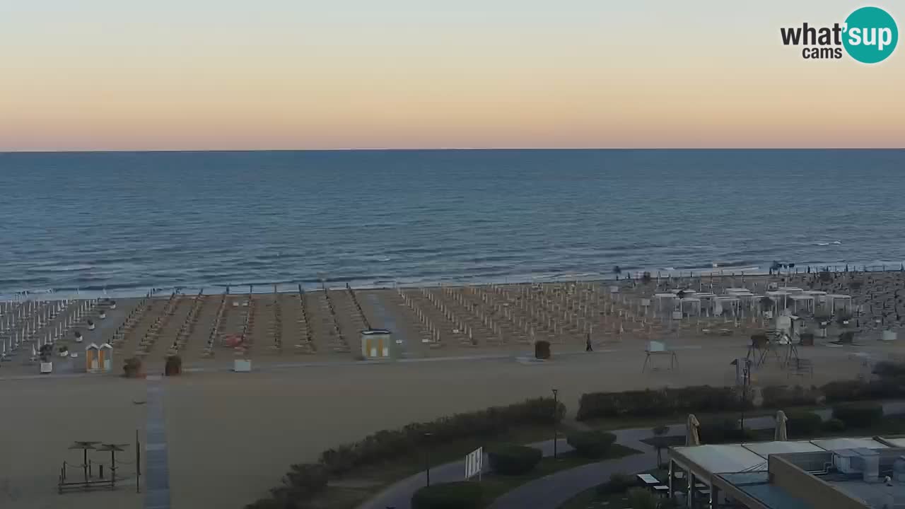 The beach of Bibione webcam – Italy