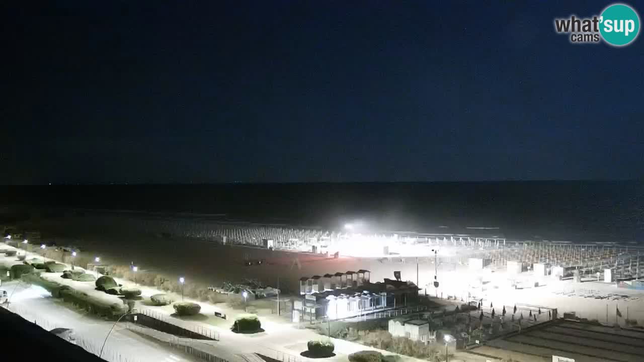 La camera en vivo de la playa de Bibione – Italia