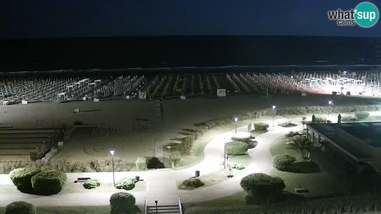 The beach of Bibione webcam – Italy