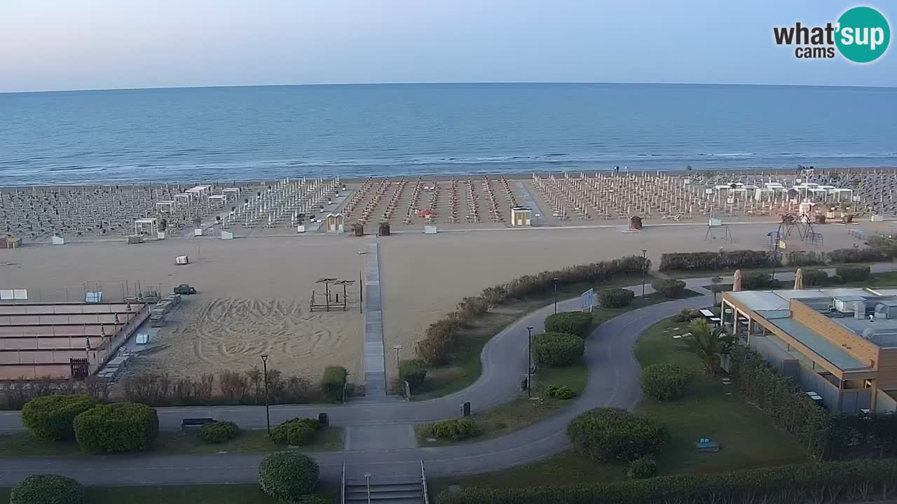The beach of Bibione webcam – Italy