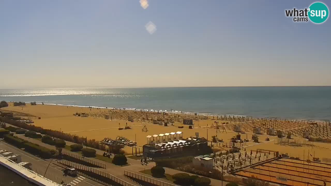 La camera en vivo de la playa de Bibione – Italia