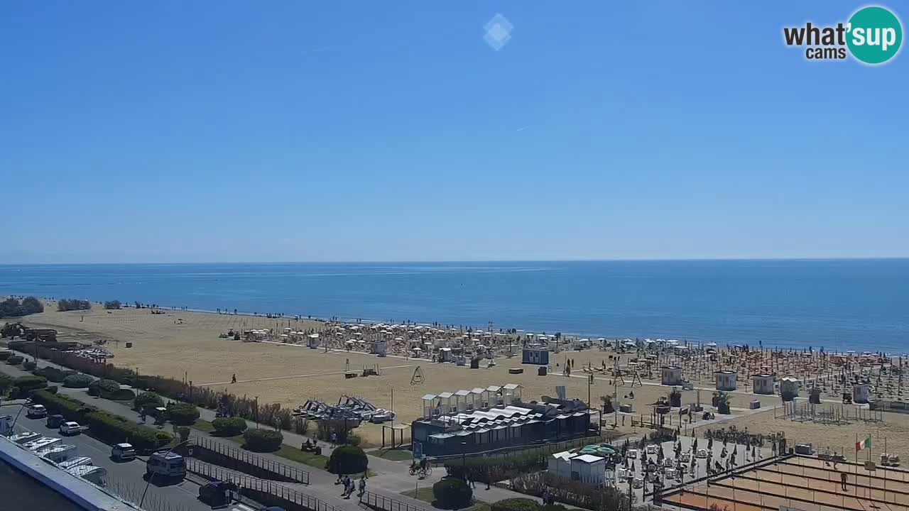 Plaža Bibione Spletna kamera – Italija