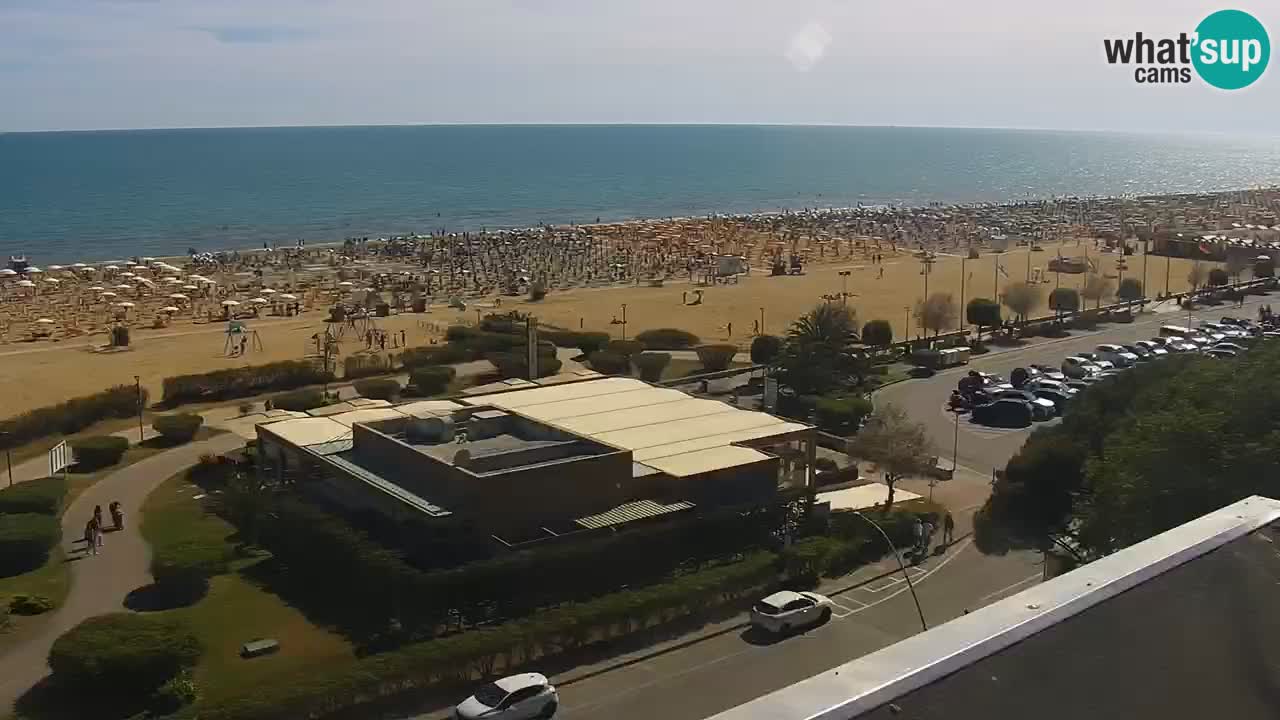 The beach of Bibione webcam – Italy