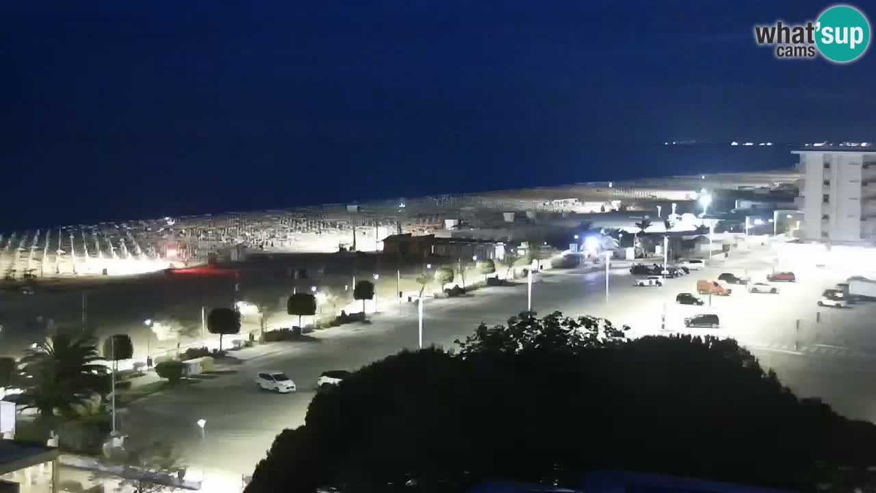 The beach of Bibione webcam – Italy