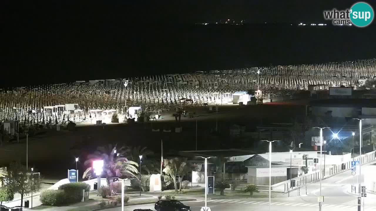 The beach of Bibione webcam – Italy
