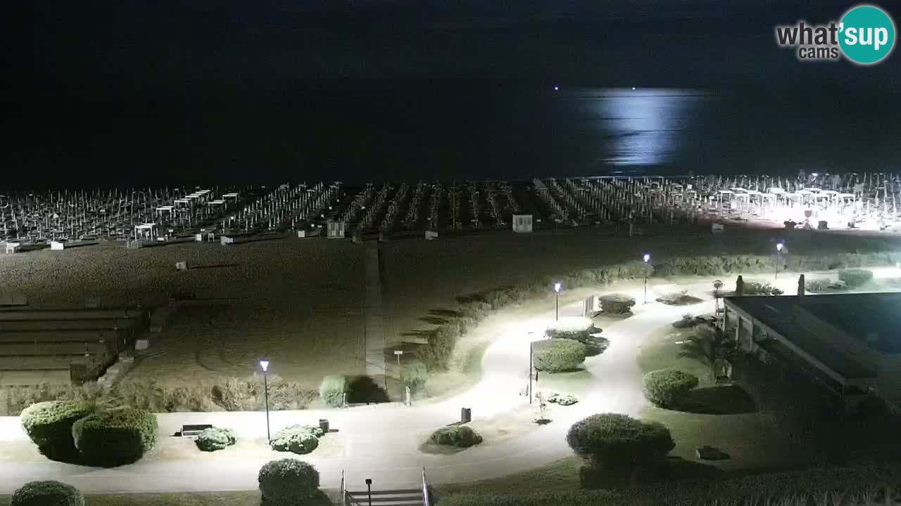 La camera en vivo de la playa de Bibione – Italia