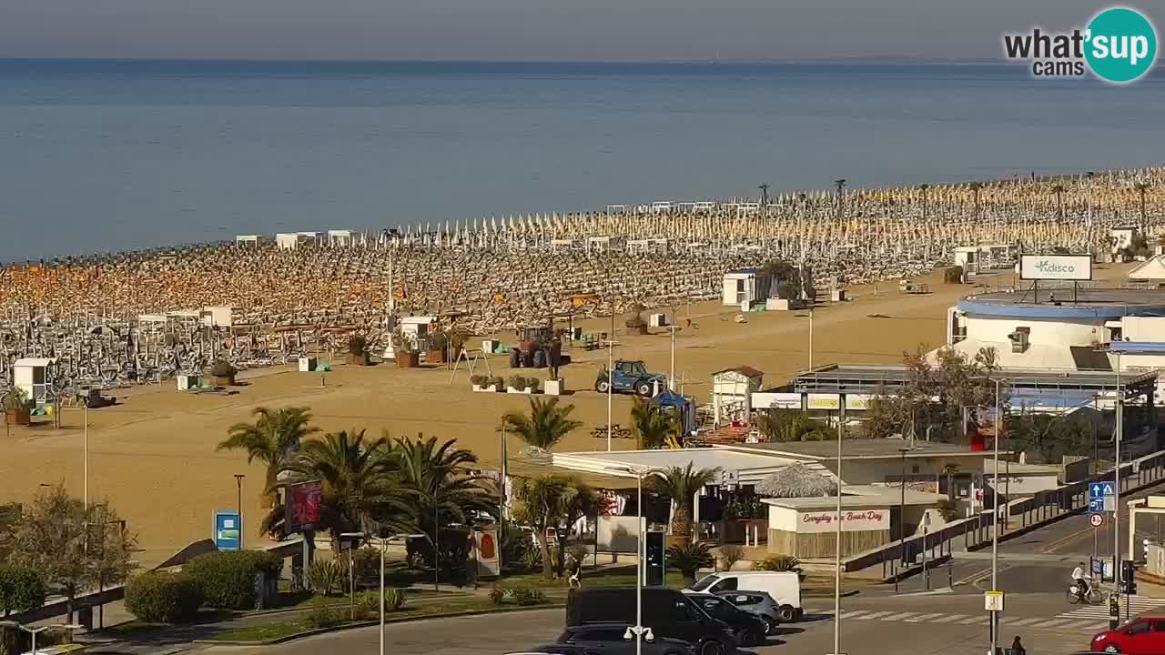 The beach of Bibione webcam – Italy