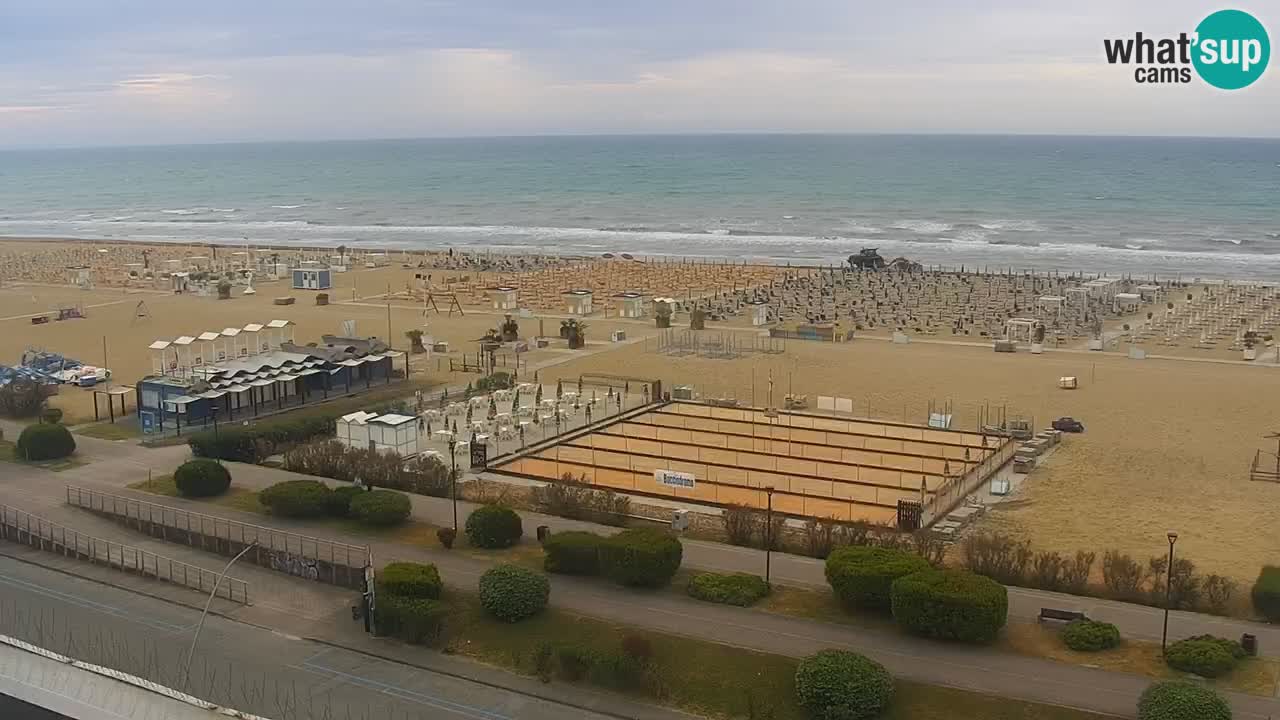 La camera en vivo de la playa de Bibione – Italia