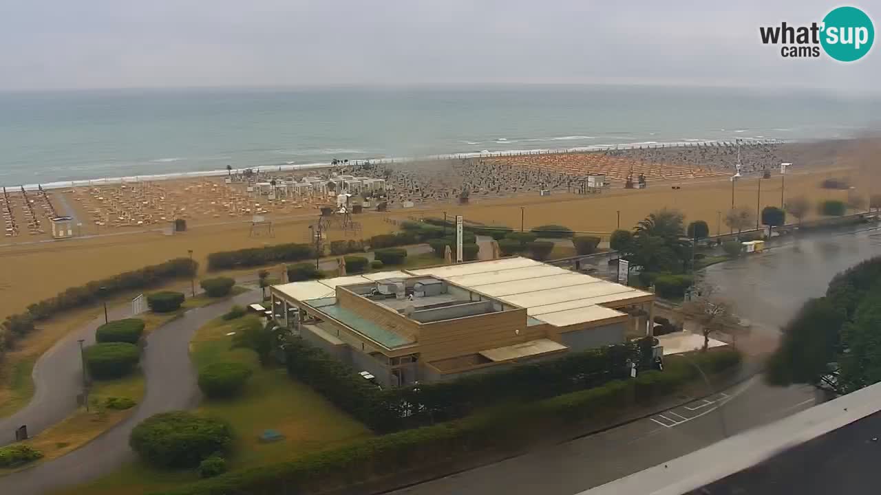 The beach of Bibione webcam – Italy
