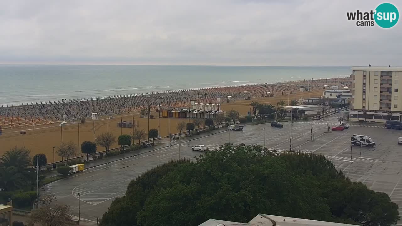 The beach of Bibione webcam – Italy
