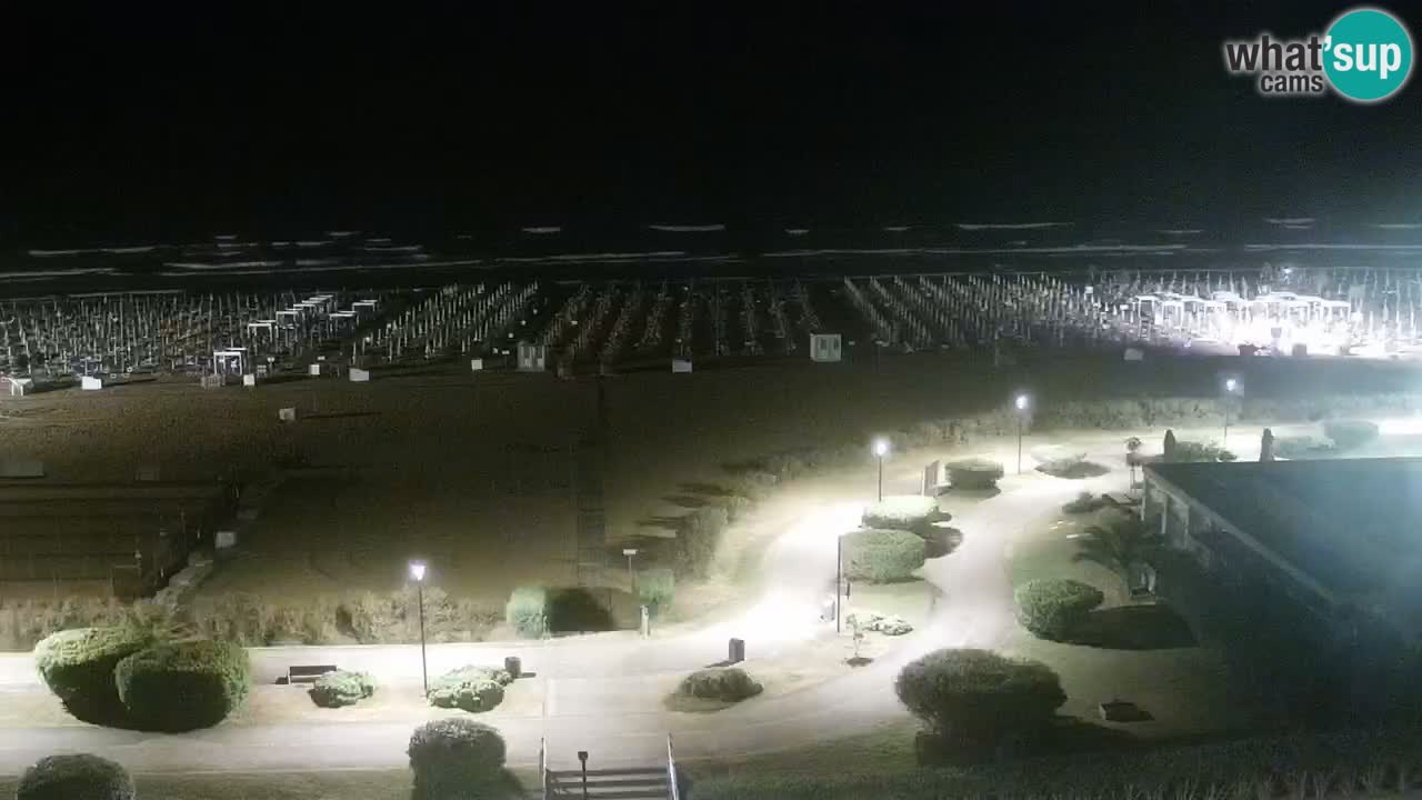 The beach of Bibione webcam – Italy