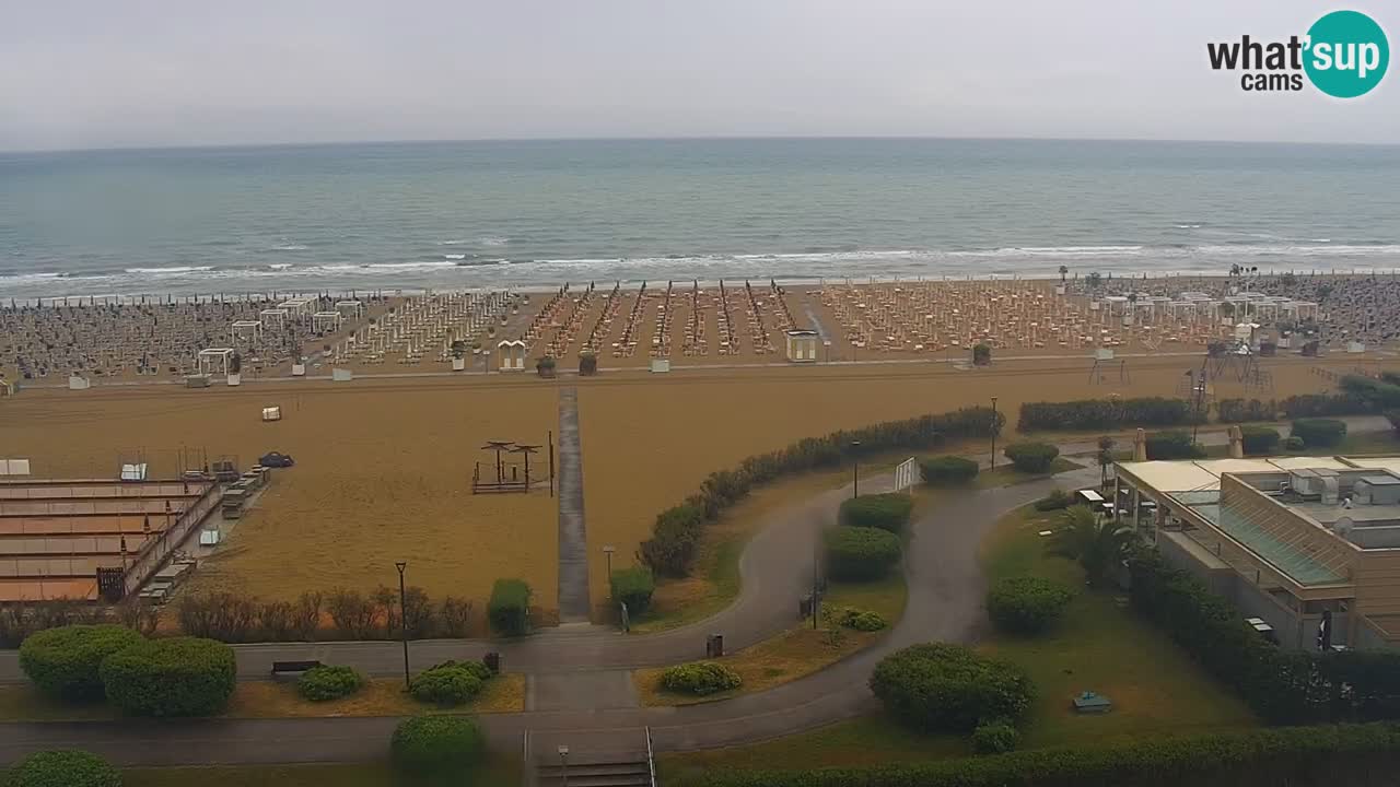La camera en vivo de la playa de Bibione – Italia