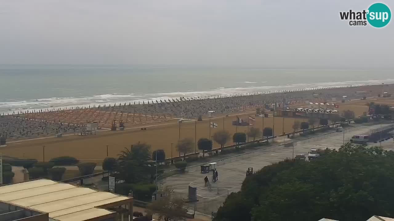 The beach of Bibione webcam – Italy