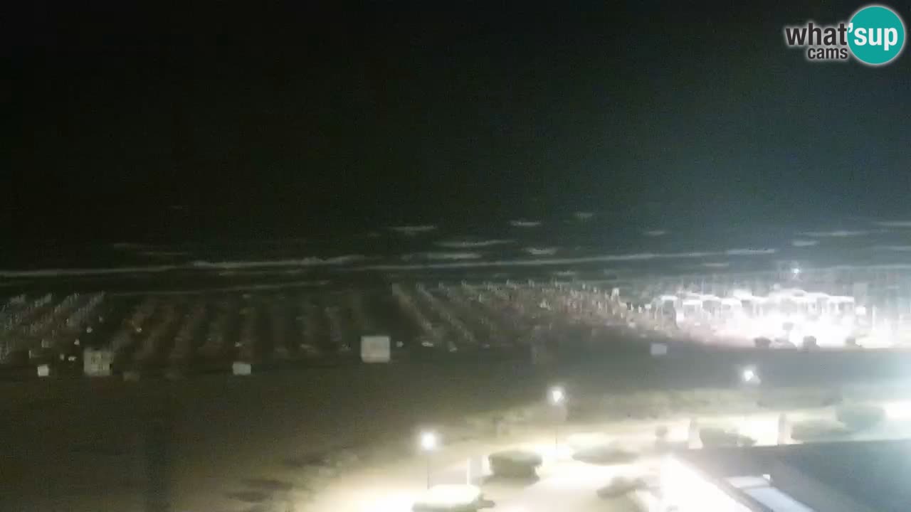 La spiaggia di Bibione webcam live e piazzale Zenit