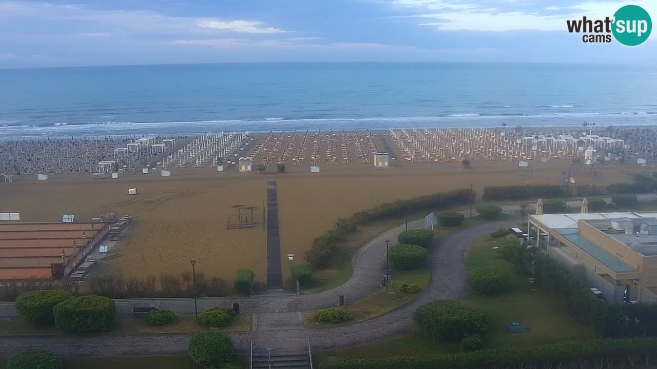 La camera en vivo de la playa de Bibione – Italia