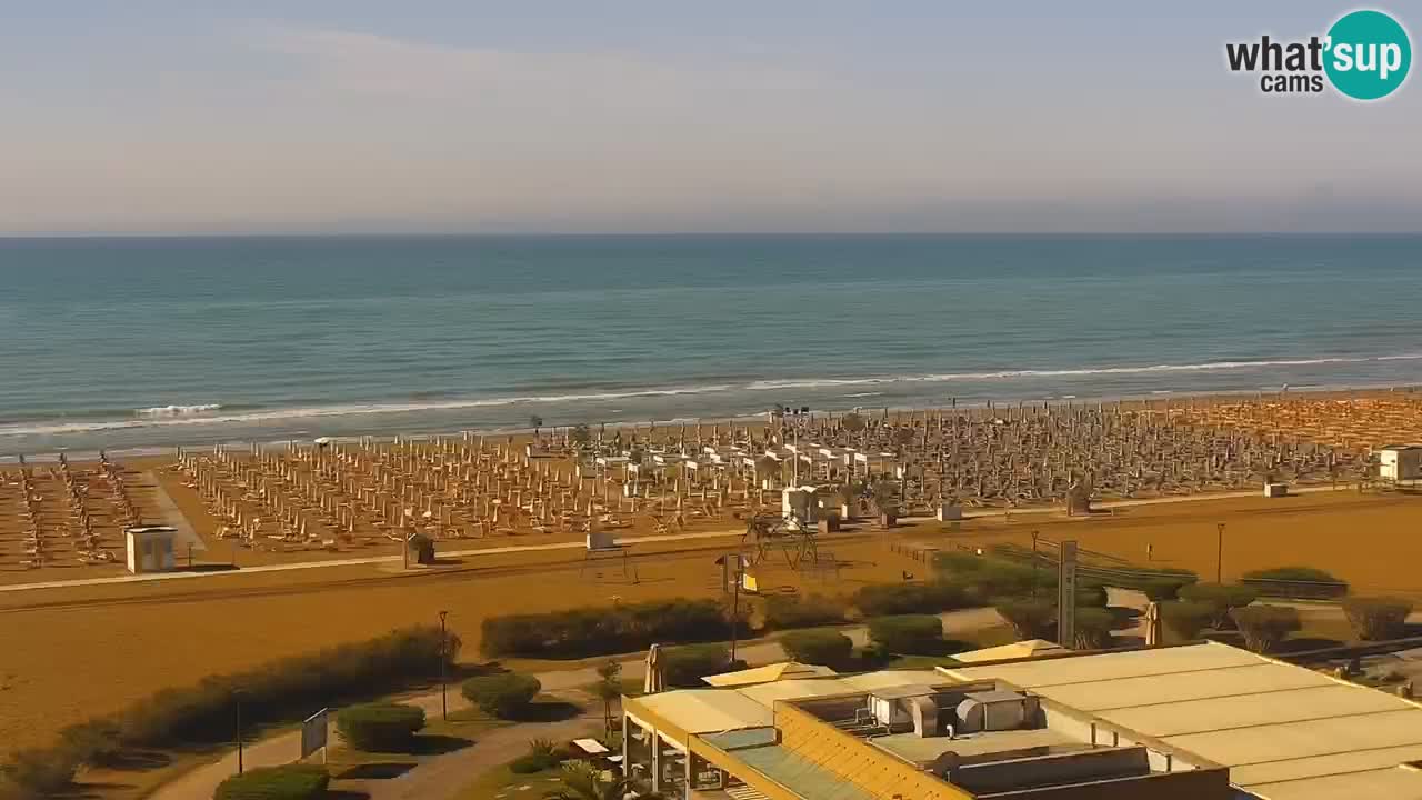 The beach of Bibione webcam – Italy