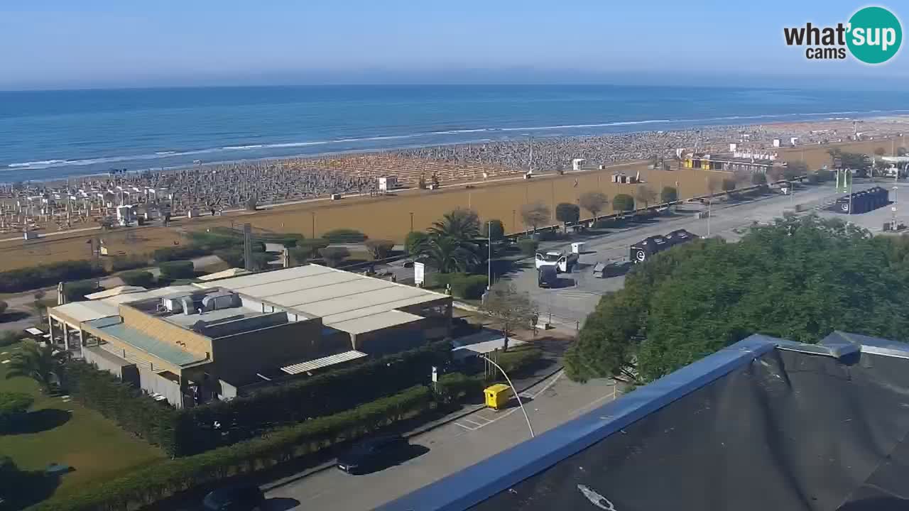 The beach of Bibione webcam – Italy