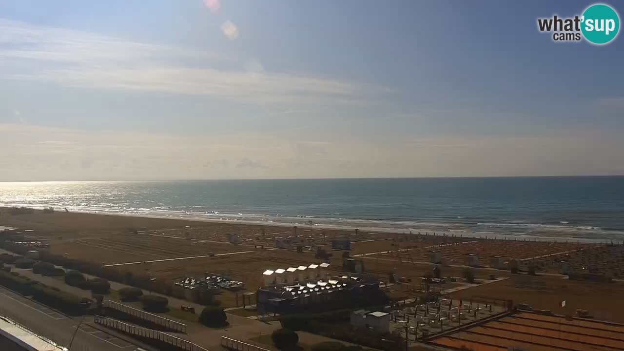 Plaža Bibione Spletna kamera – Italija