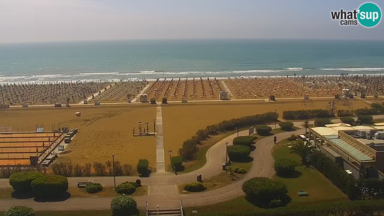 The beach of Bibione webcam – Italy