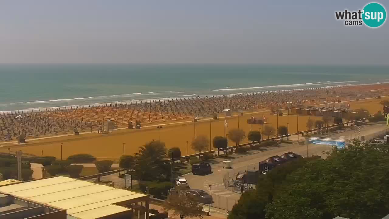 The beach of Bibione webcam – Italy