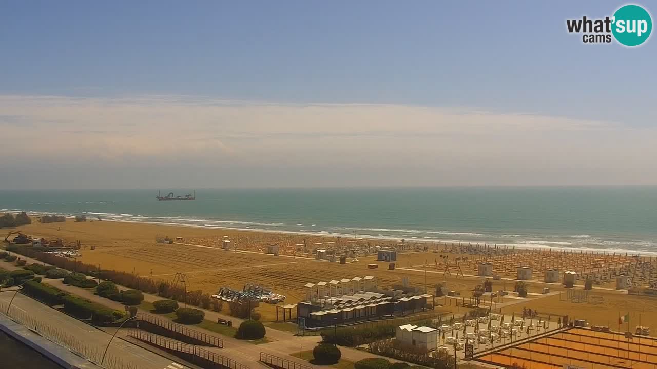 La camera en vivo de la playa de Bibione – Italia