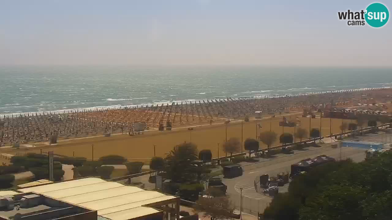 The beach of Bibione webcam – Italy