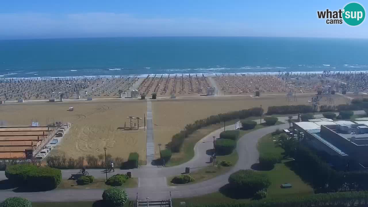 La camera en vivo de la playa de Bibione – Italia