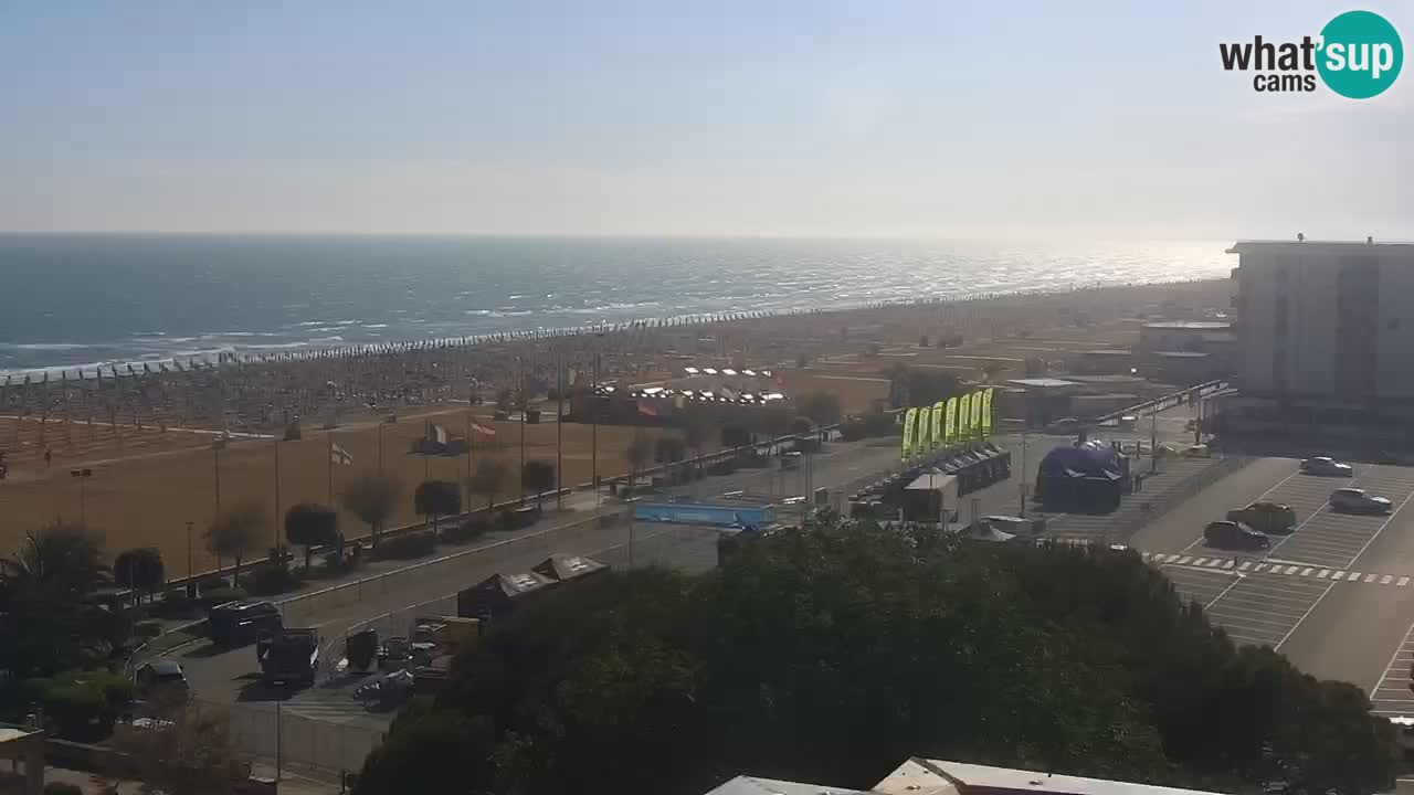 La camera en vivo de la playa de Bibione – Italia