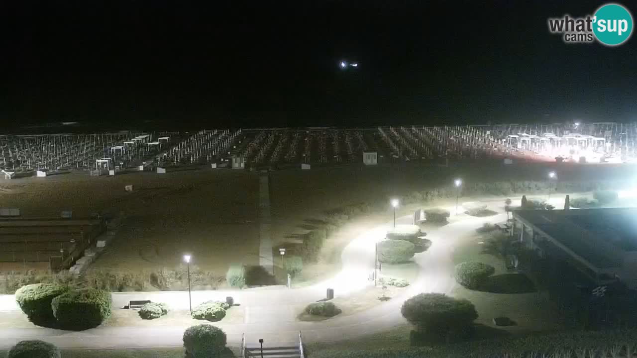The beach of Bibione webcam – Italy