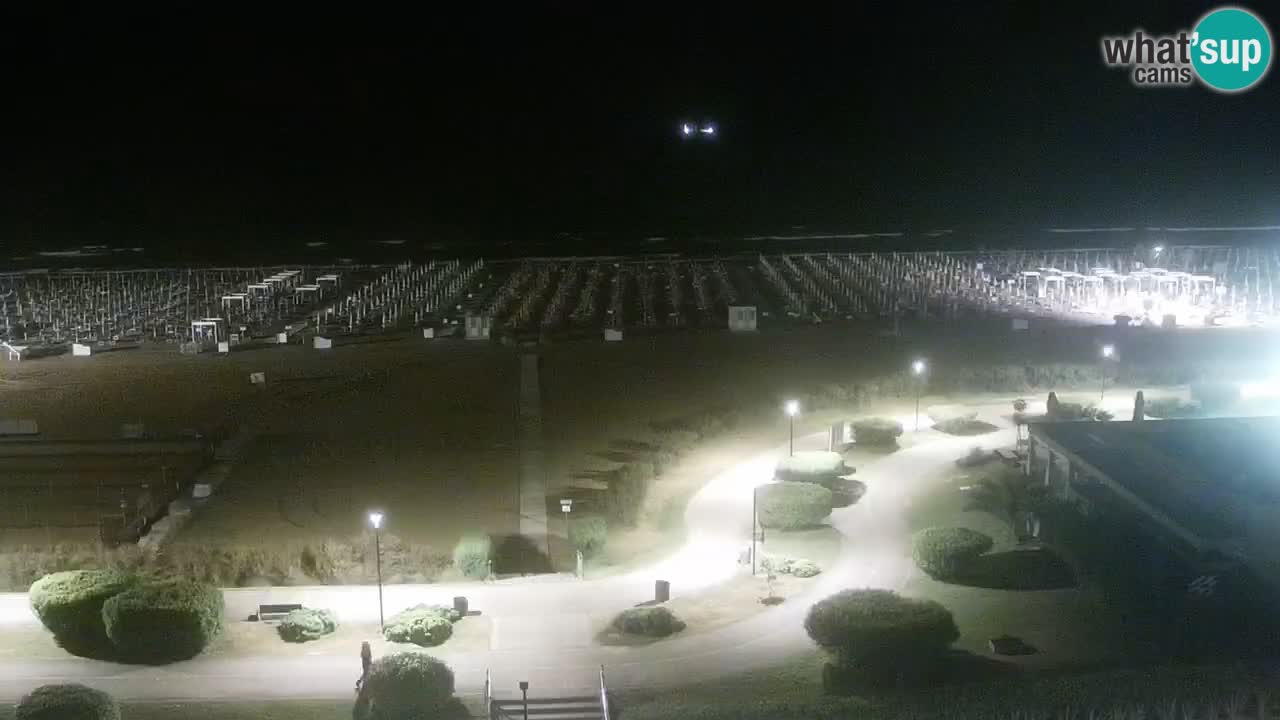 The beach of Bibione webcam – Italy