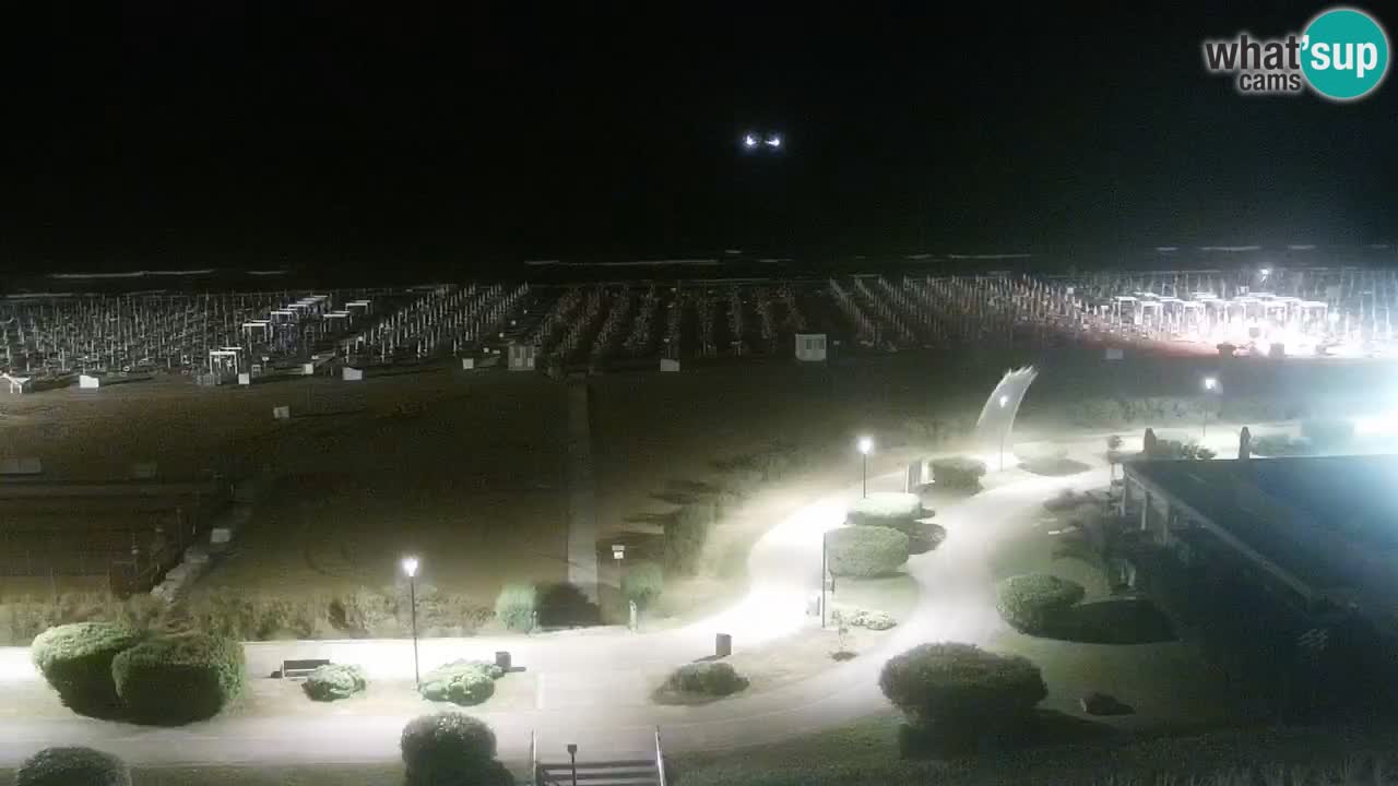 La camera en vivo de la playa de Bibione – Italia
