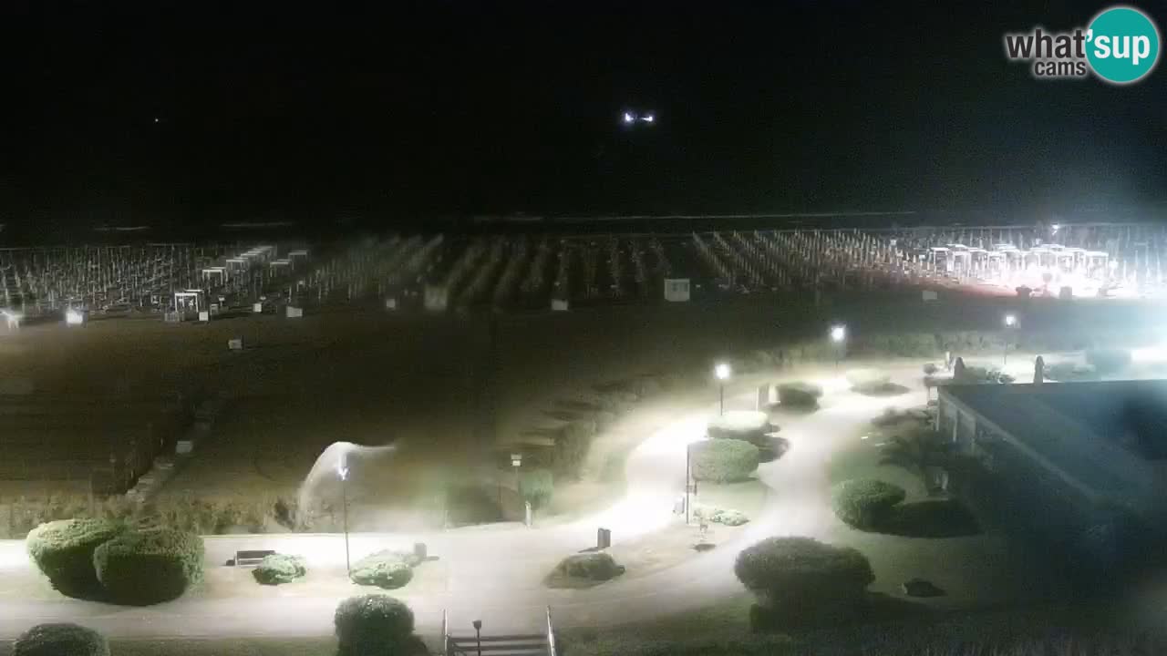 The beach of Bibione webcam – Italy