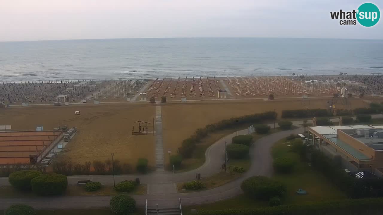 The beach of Bibione webcam – Italy