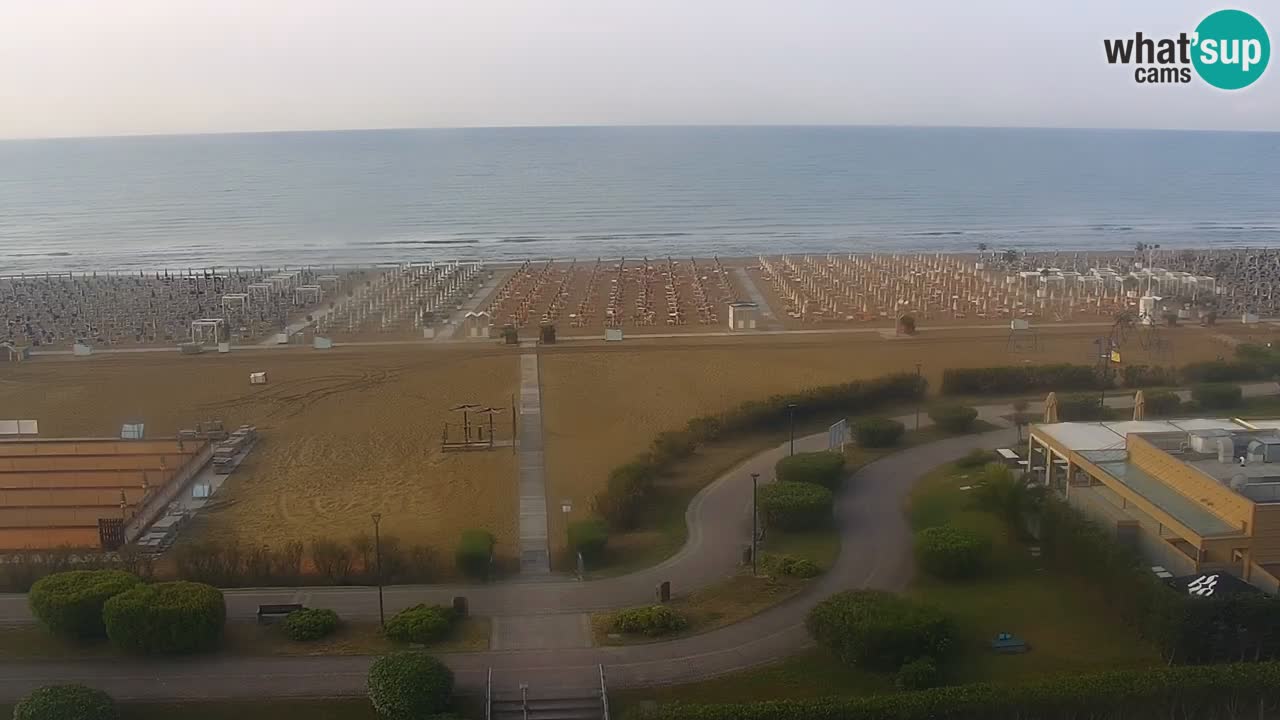 The beach of Bibione webcam – Italy