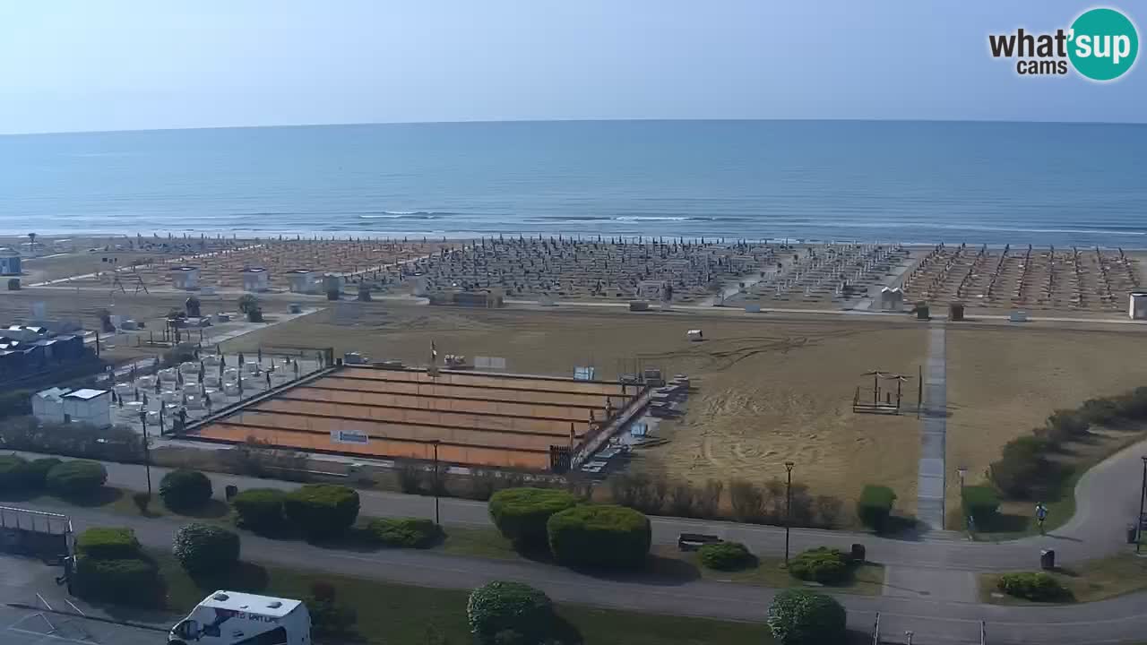 Plaža Bibione Spletna kamera – Italija
