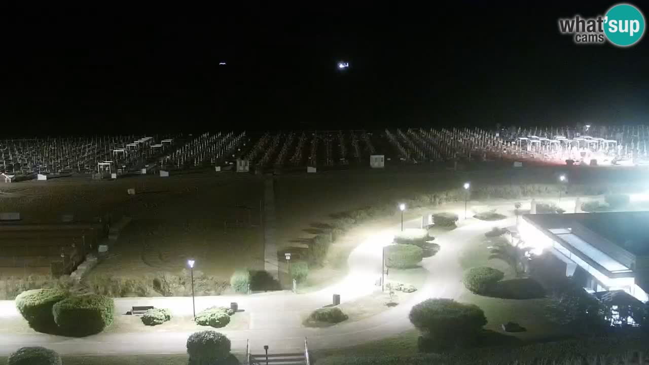 The beach of Bibione webcam – Italy